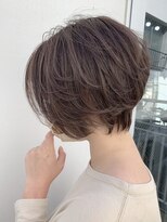 ルーファス 恵比寿 渋谷(Ruufus)&nbsp;透け感ハイライトショートボブ【Ruufus恵比寿渋谷】31579