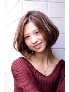 シャメル(Chamel) 前下がりショートボブ◇大人可愛いひし形スタイル