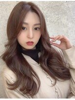 韓国風ヨシンモリヘア　くびれフェイスレイヤーカット　銀座