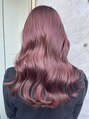 カラ ヘアーサロン(Kala Hair Salon) ピンク系のカラーはブリーチ１回で可能なのでおすすめです(^^)