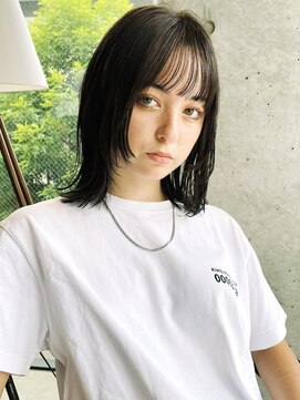 アンドレイ 表参道(andrey) 【ANDREY 宮村】フェイスラインレイヤーミディアム外ハネ