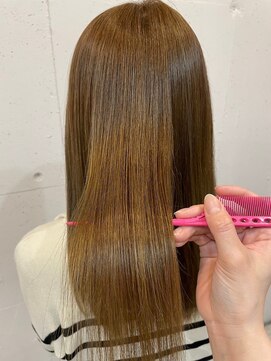 チェリッシュ(Cherish) 大人可愛いツヤ髪ストレートロングナチュラルブラウン