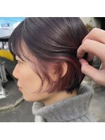 ミル 今治(1003 mille IMABALI)&nbsp;イヤリングカラー/ピンクカラー/ショートヘア/ピンクベージュ