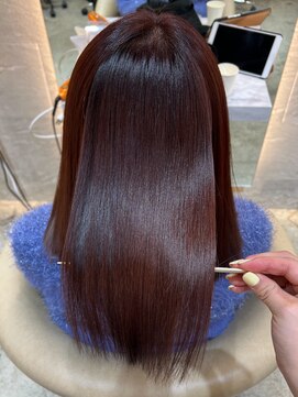 ロンド エスポワール 錦糸町(Lond espoir) 姫カットセミディシアーカラーボブ【ボブ/縮毛矯正/北澤華】