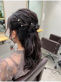 ハーフアップ/ヘアセット/ヘアアレンジ