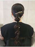 タイト玉ねぎヘア