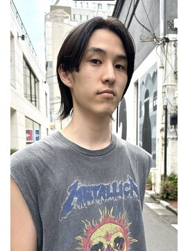 ビビト(bibito) bibito center part wolf ウルフ メンズ　メンズウルフ