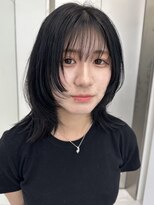 ビューナゴヤ 名駅(VIEW NAGOYA)&nbsp;前髪カタログ/イメチェンスタイル／ウェーブパーマ/こなれミディ