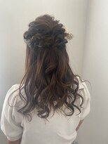 ヘアー アトリエ アンジー(Hair Atelier Angee)&nbsp;ハーフアップアレンジ♪