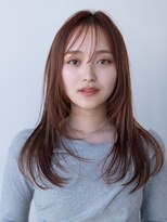 ケアリー 大日(Carelly)&nbsp;ミディアムレイヤー/大人可愛い/髪質改善/シースルーバング