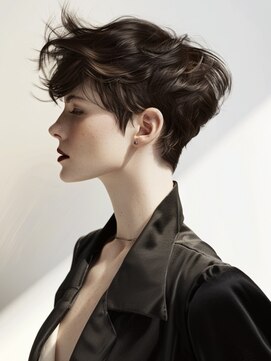 アルトリスト(Altruist Aging×HAIR&SPA) ☆イメチェンピンクベージュアンブレラカラー前髪クールショート