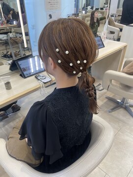 ケンジ 平塚ラスカ店(KENJE) 結婚式へア/トレンドヘア/平塚アレンジ/お呼ばれヘア