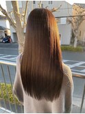 ブリーチなし髪質改善カラー!
