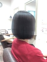 ヘアー グリーン(hair green) 30代40代50代/シンプルボブ/内巻きボブ/黒髪スタイル