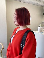 キジ(kiji) ボブ/赤髪/ショートボブ/横顔〔久屋/丸の内/久屋大通/高岳/栄〕