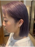 2ブリーチからつくるパープルカラー