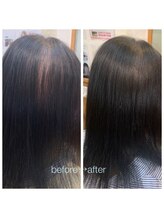 お客様大満足！頭頂部や透ける頭皮隠し《エアリーエクステ》♪