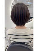 ショートカットxひし形ショートボブ×前髪あり20代30代40代