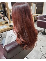 ユウヘアー 石川橋店(U Hair)&nbsp;デジタルパーマ/艶髪セミロング/韓国風パーマ