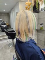 スラップス(SLAPS.)&nbsp;抜きっぱなしブロンド　ポイントエクステ