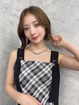 リミットバイアフィナー 大宮店(limit by Afinar) くびれボブ/レイヤーボブ/オリーブベージュ