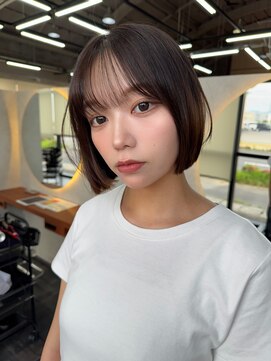 オズ 郡山駅前店(OZ) 小顔カット×アッシュブラウンレイヤー