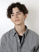 ルーシー 川越(LUCEY)&nbsp;センターパートフェザーパーマシャドウパーマメンズパーマ