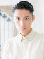 モッズヘア メン 南越谷南口店(mod's hair men)&nbsp;20代30代立ち上げ七三分けアッシュブラッククロップZ南越谷