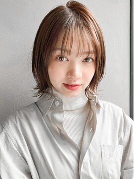 リヤン 表参道(lyann) ワンカールナチュラルカール前髪クールショート小顔カット