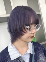 ゲーム 原宿店(GAME) ハイトーン/パープルカラー/ウルフカット/レイヤーカット