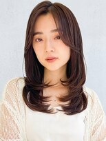 ウィールール 手稲店(WE RULE) 透明感カラーくびれレイヤー顔周りカットダブルカラー夏カラー