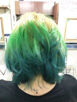 ヘアー クリエイション アミー あびこ店(Hair Creation ami) ★原色on原色グラデカラー★