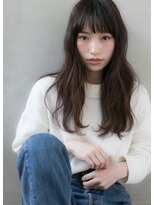 ソワ(soie) シースルーバング☆ナチュラルセミロング【soie】YUKI