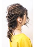 ゆるふわダウンアレンジ☆ヘアセット【aGland 野田阪神】