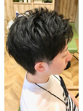 ヘアルームニコ(Hair Room Nico) ブラックアップバングショート