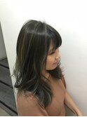 ☆オススメブルージュ3Dハイライトカラーセミロングスタイル☆