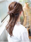【瀬田◆エクファヘアリゾート】お呼ばれハーフアップアレンジ