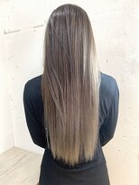 ヘアーワークス ヘルム 渋谷店(HAIR WORKS HELM)&nbsp;【HELM渋谷】ツヤ髪グレージュ
