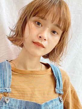 ディッセンバー 神宮前(December) ボブ/ベージュカラー/外ハネ