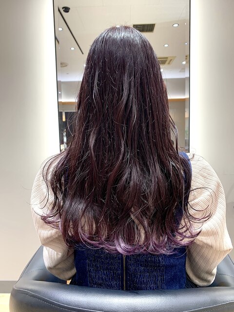 TOKIO　裾カラー×ピンクバイオレット