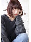 ショートボブ×プレミアムケアカラー×シンプルショート/ 柏 c