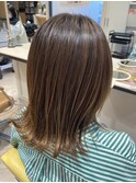 【ミディアムスタイル】艶髪×外ハネヘアー