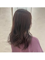 アロマヘアルーム 横浜店(AROMA hair room)&nbsp;ミルクチョコレートうるツヤゆる巻きロング/横浜