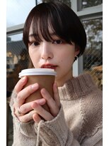 アレンヘアー 帯広店(ALLEN hair)&nbsp;ナチュラルショート/マッシュショート/ココアベージュ