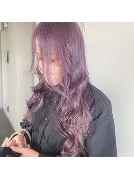 ワンズクロエ 原宿店(ONE's Chloe) パープルカラー/アースカラー/くびれヘア/ツートーンカラー