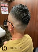 短髪 フェード 理容室