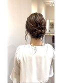 20代・30代・40代似合う小顔ヘアアレンジ♪二次会ブライダル花嫁