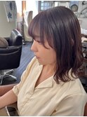フェミニンミディアム/伸ばしかけの方におすすめ/波ウェーブ巻き