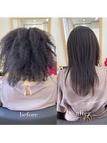 リアン 四条大宮店(Lien)&nbsp;『髪質改善』ストレートエステ（縮毛矯正）（リタッチ可）