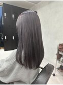 ラベンダーグレージュ_ダブルカラー_グレージュ